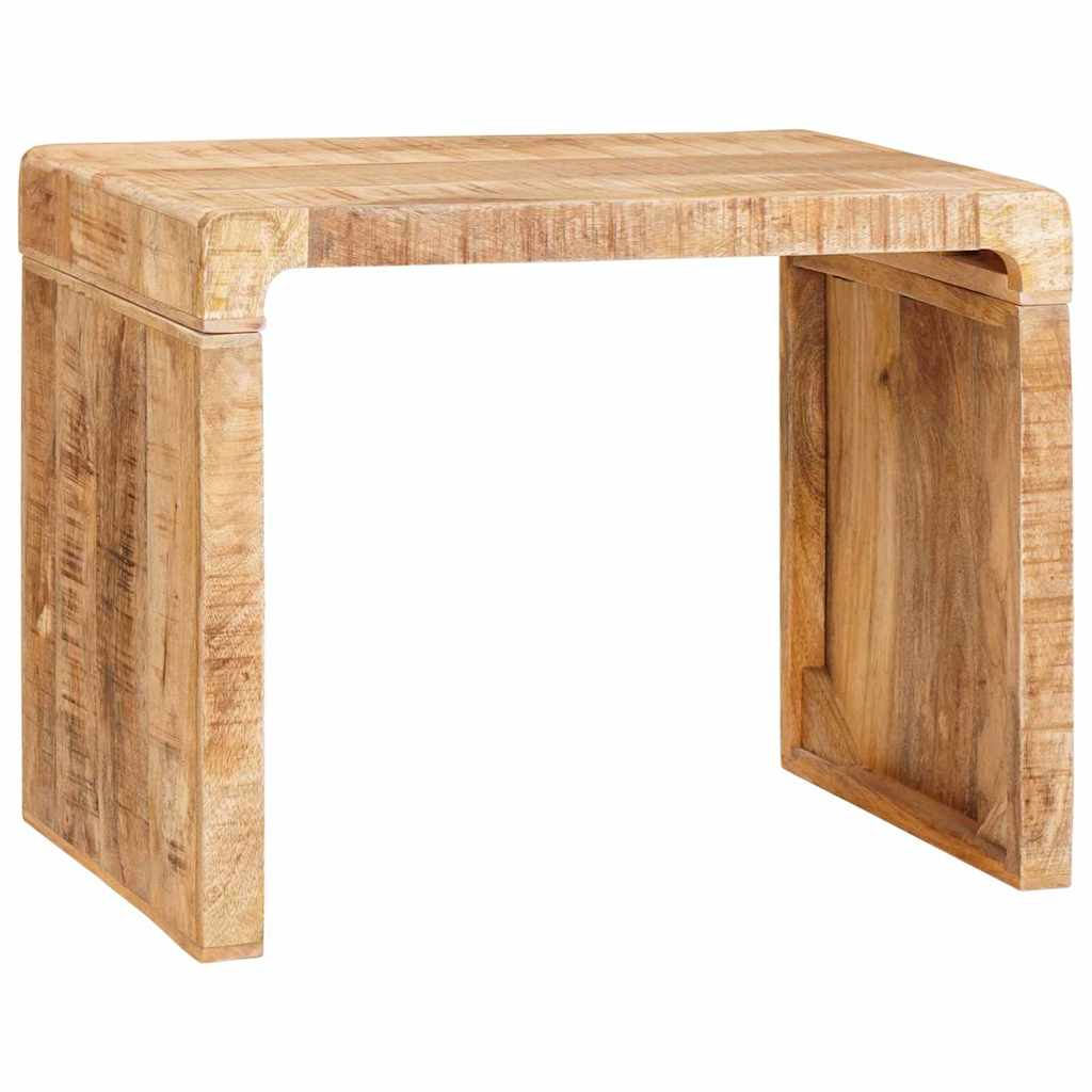 vidaXL End Table Καφέ 60 x 35 x 46 εκ. Στερεό ξύλο μάνγκο