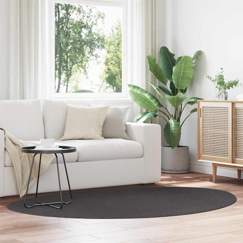 vidaXL Χαλί HUARTE Ανθρακί 140 x 200 cm Πολυεστέρας