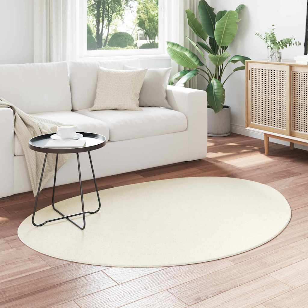 vidaXL Χαλί HUARTE Κρεμ 100 x 200 cm Πολυεστέρας