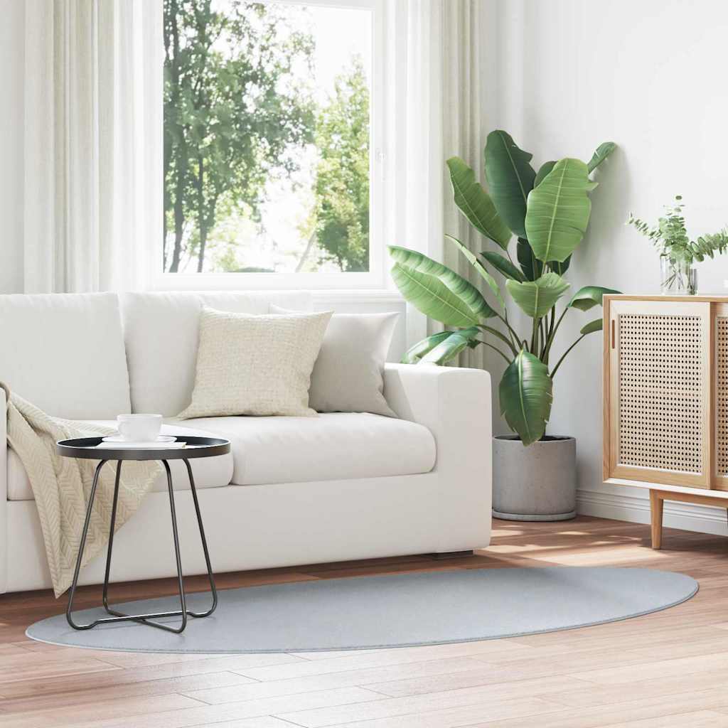 vidaXL Χαλί HUARTE Γκρι 100 x 200 cm Πολυεστέρας