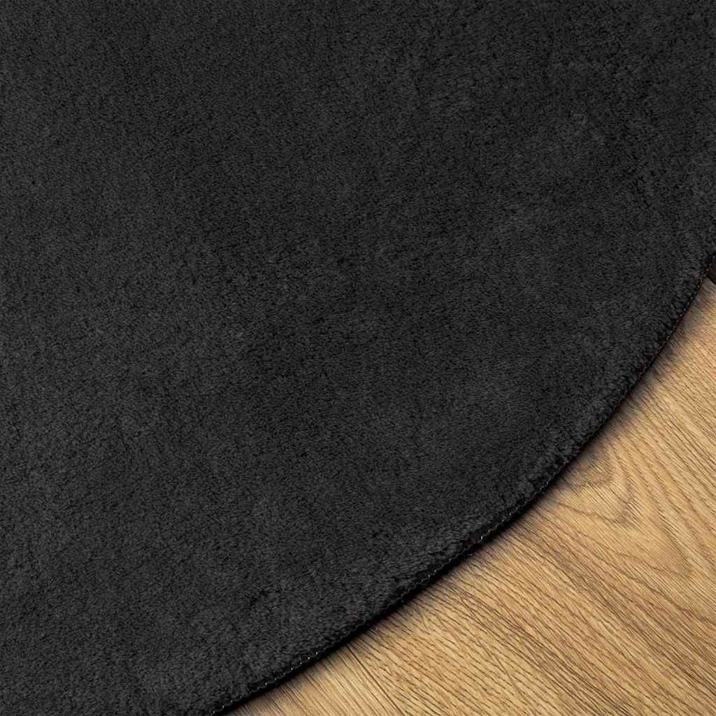vidaXL Χαλί HUARTE Μαύρο 100 x 200 cm Πολυεστέρας