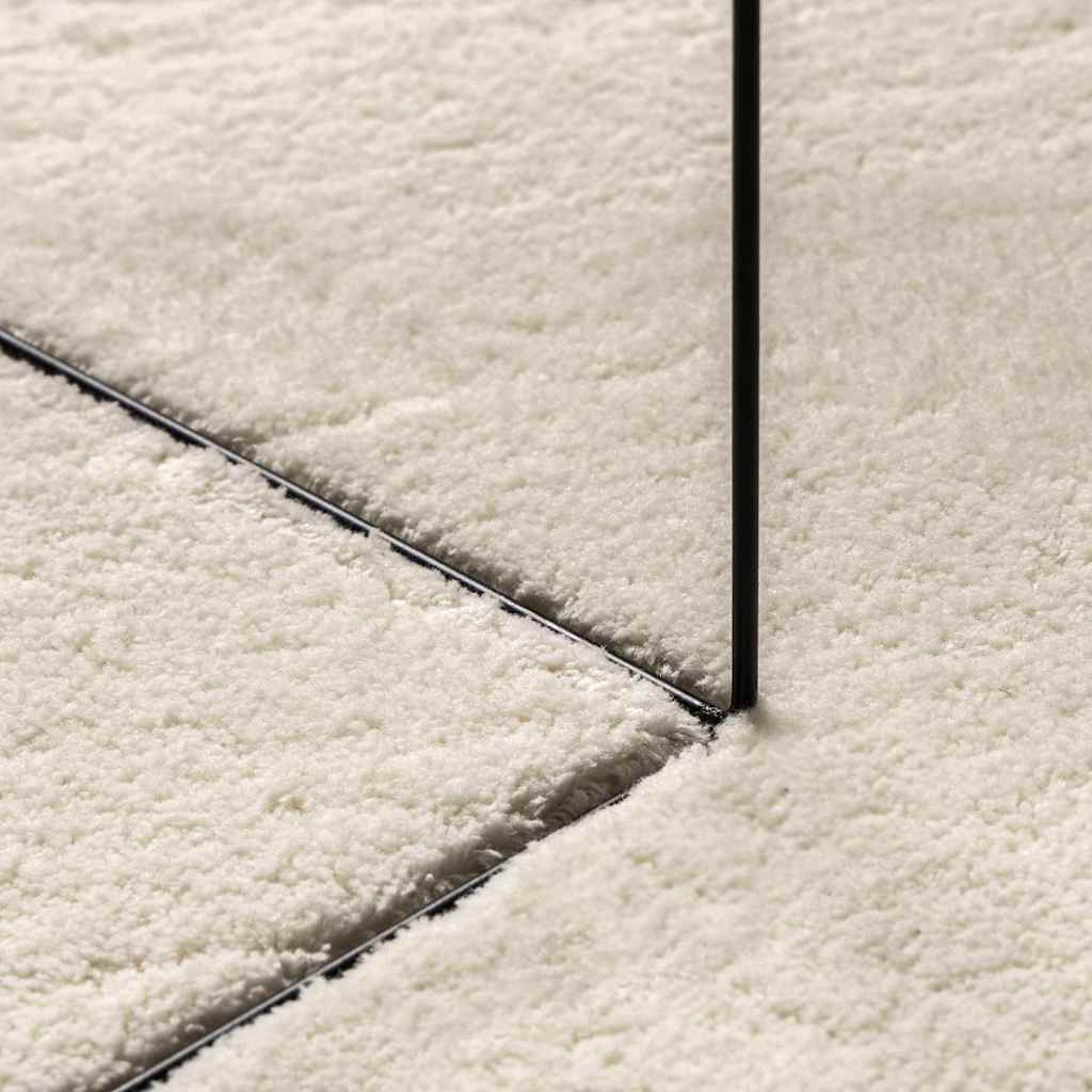 vidaXL Χαλί HUARTE Μπεζ 160 x 230 cm Πολυεστέρας