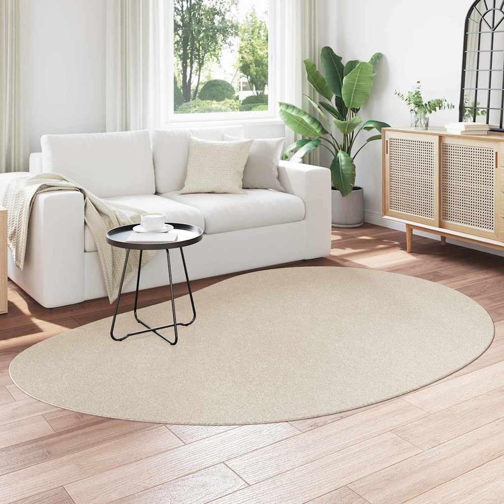 vidaXL Χαλί HUARTE Μπεζ 160 x 230 cm Πολυεστέρας