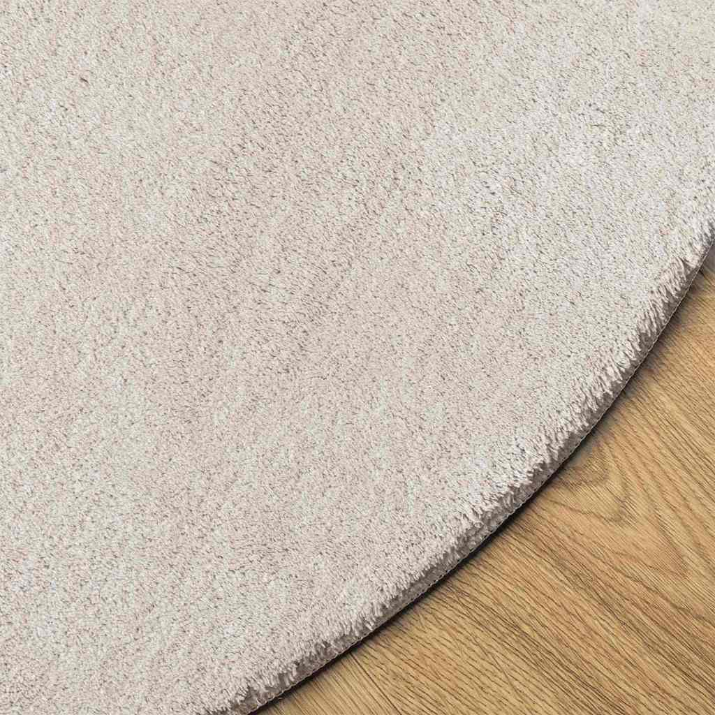 vidaXL Χαλί HUARTE Άμμος 120 x 170 cm Πολυεστέρας