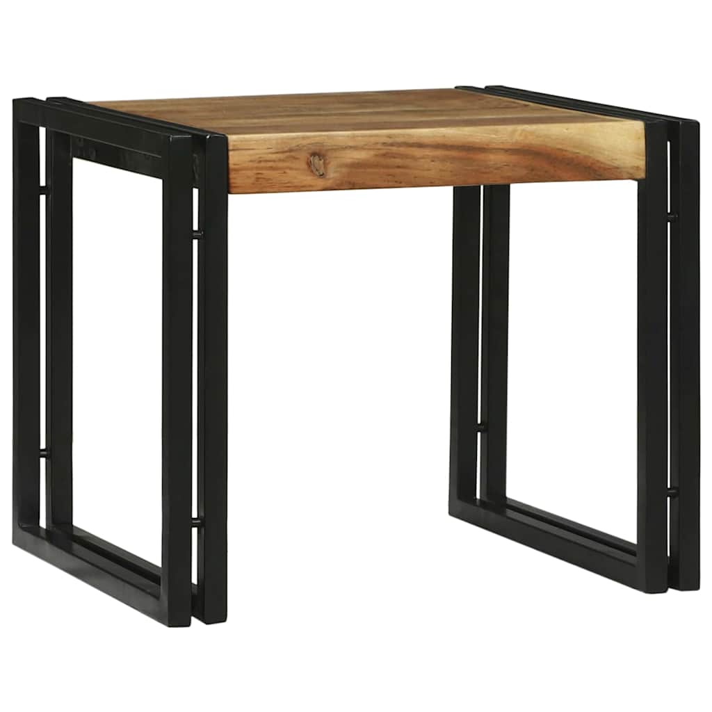 vidaXL Τραπεζάκι σαλονιού 2 pcs Καφέ Μασίφ ξύλο ακακίας