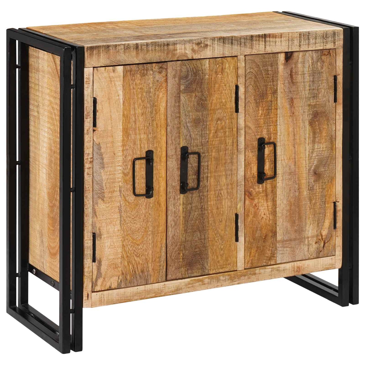 vidaXL Πλαϊνό γραφείο Καφέ 80 x 33 x 70 εκ. Μασίφ ξύλο μάνγκο