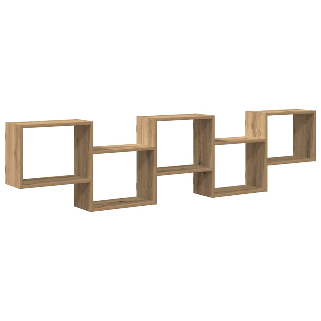 vidaXL Ράφι τοίχου με κύβους 5 διαμερισμάτων Engineered Wood