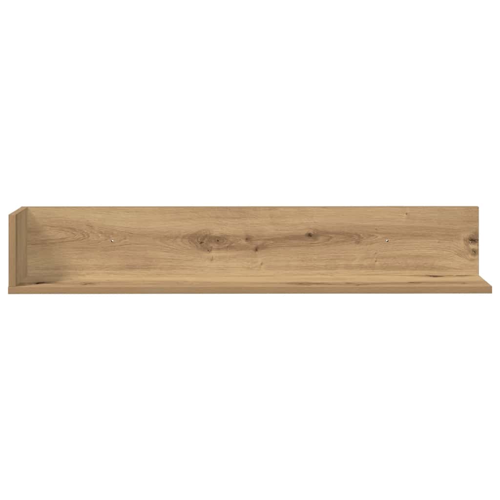 vidaXL Ράφια τοίχου 2 τεμάχια Artisan Oak Κατασκευασμένο ξύλο