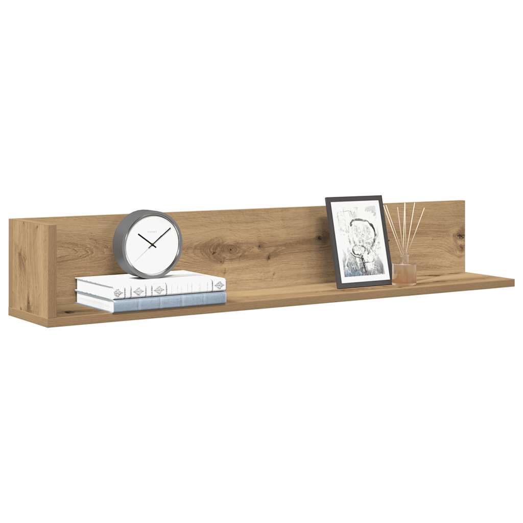vidaXL Ράφια τοίχου 2 τεμάχια Artisan Oak Κατασκευασμένο ξύλο