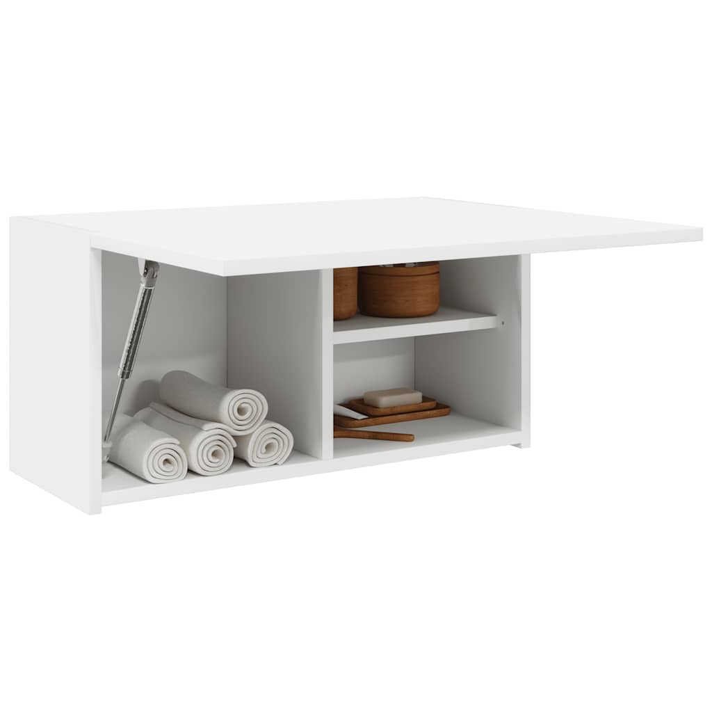 vidaXL Ντουλάπι Μπάνιου Λευκό 60x25x30 εκ. Επεξεργασμένο Ξύλο