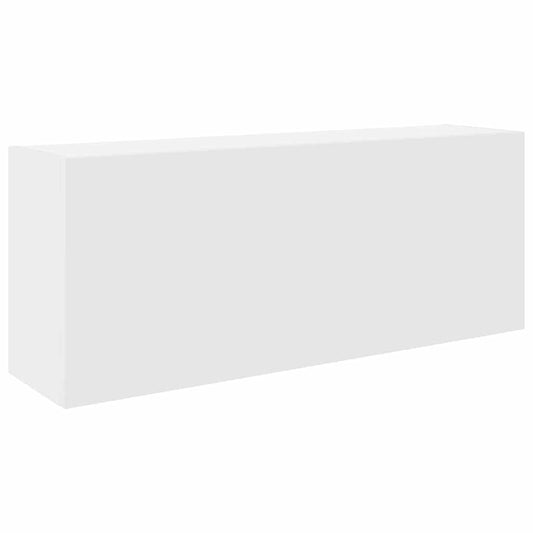 vidaXL ντουλάπι τοίχου μπάνιου λευκό 100x25x40 cm κατασκευασμένο ξύλο