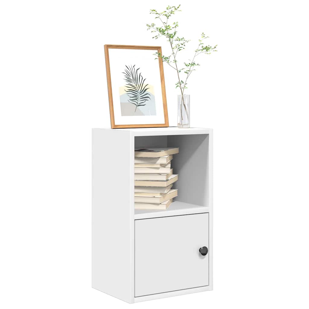 vidaXL Βιβλιοθήκη Λευκή 31x24x52 εκ. από Επεξεργασμένο Ξύλο