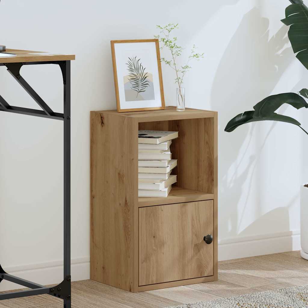vidaXL Βιβλιοθήκη Αρτισιανή Δρυς 31x24x52 εκ. Επεξ. Ξύλο