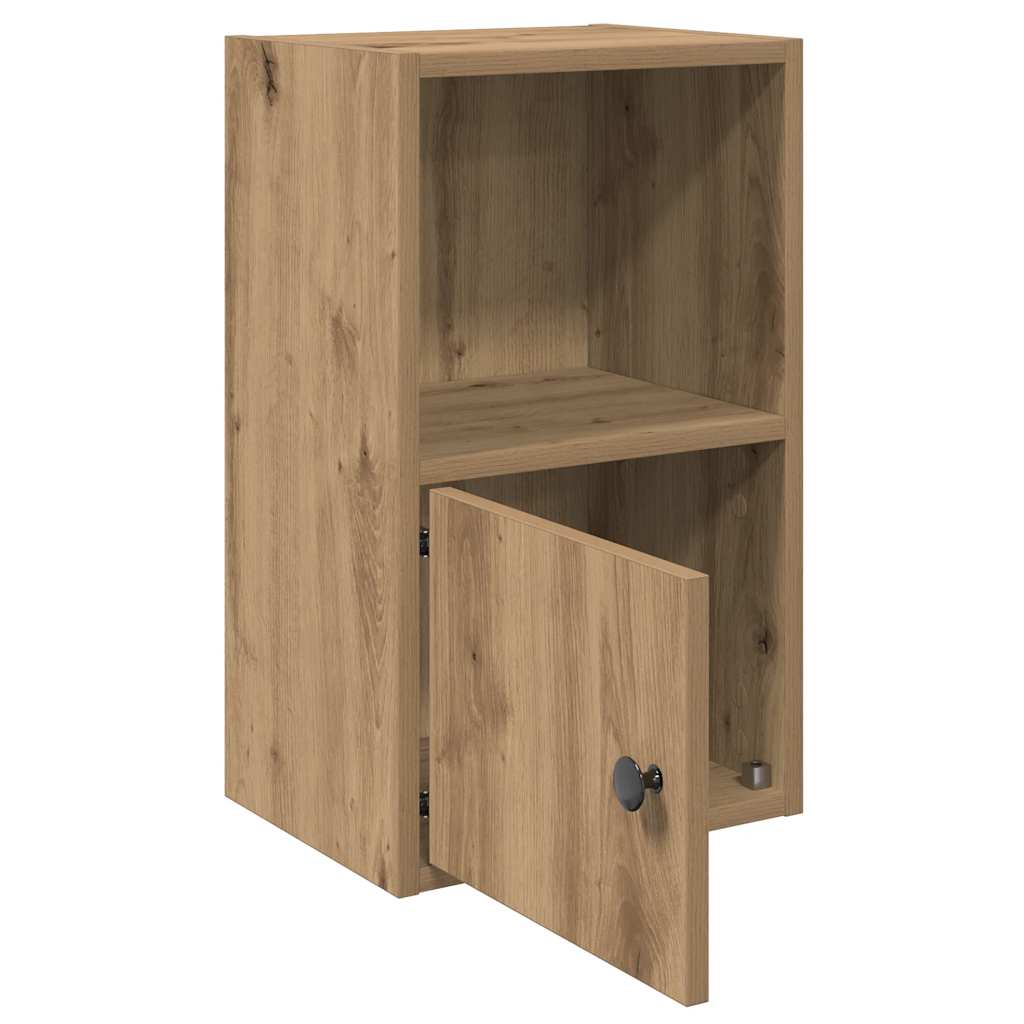 vidaXL Βιβλιοθήκη Αρτισιανή Δρυς 31x24x52 εκ. Επεξ. Ξύλο