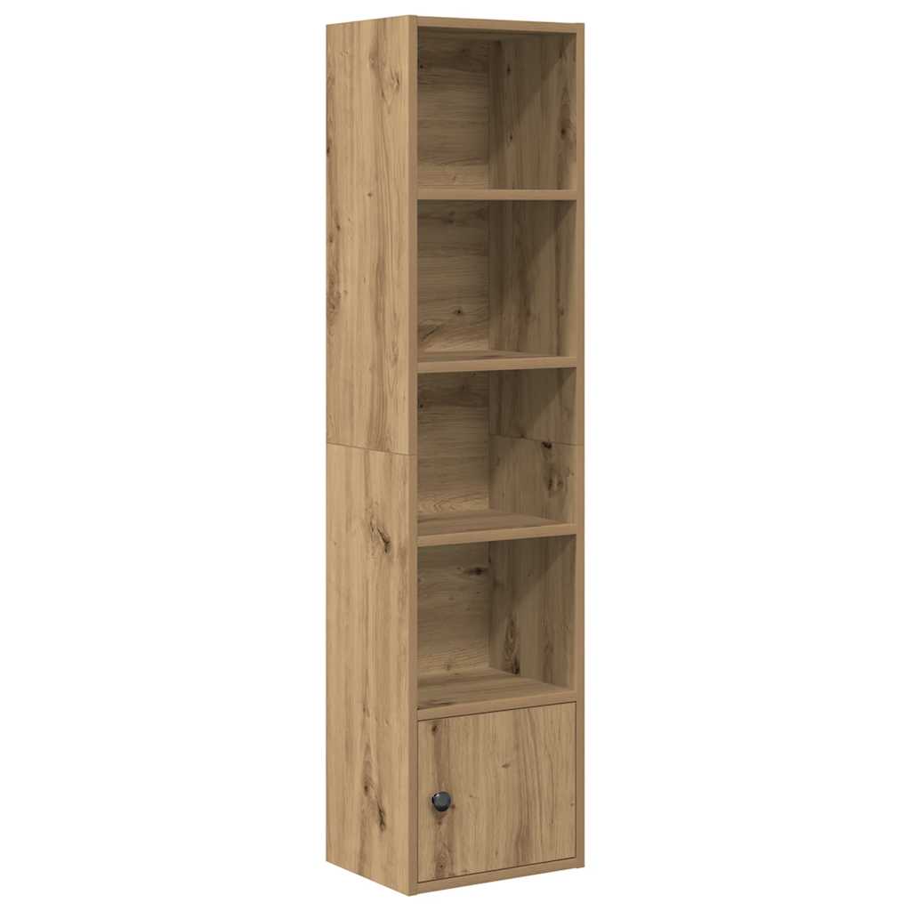vidaXL Βιβλιοθήκη Αρτισιανή Δρυς 31x24x127 εκ. Επεξ. Ξύλο