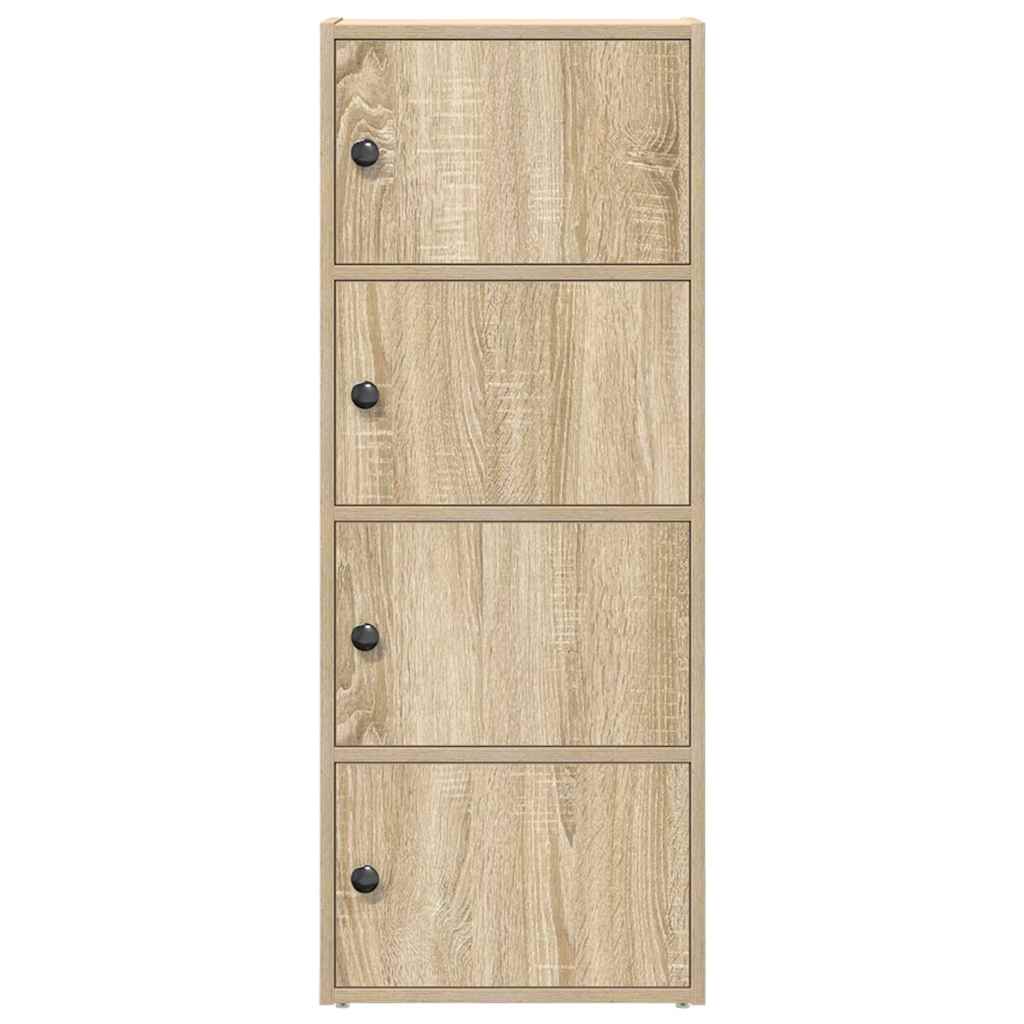 vidaXL Βιβλιοθήκη Sonoma Δρυς 40x24x102 εκ. από Επεξεργασμένο Ξύλο