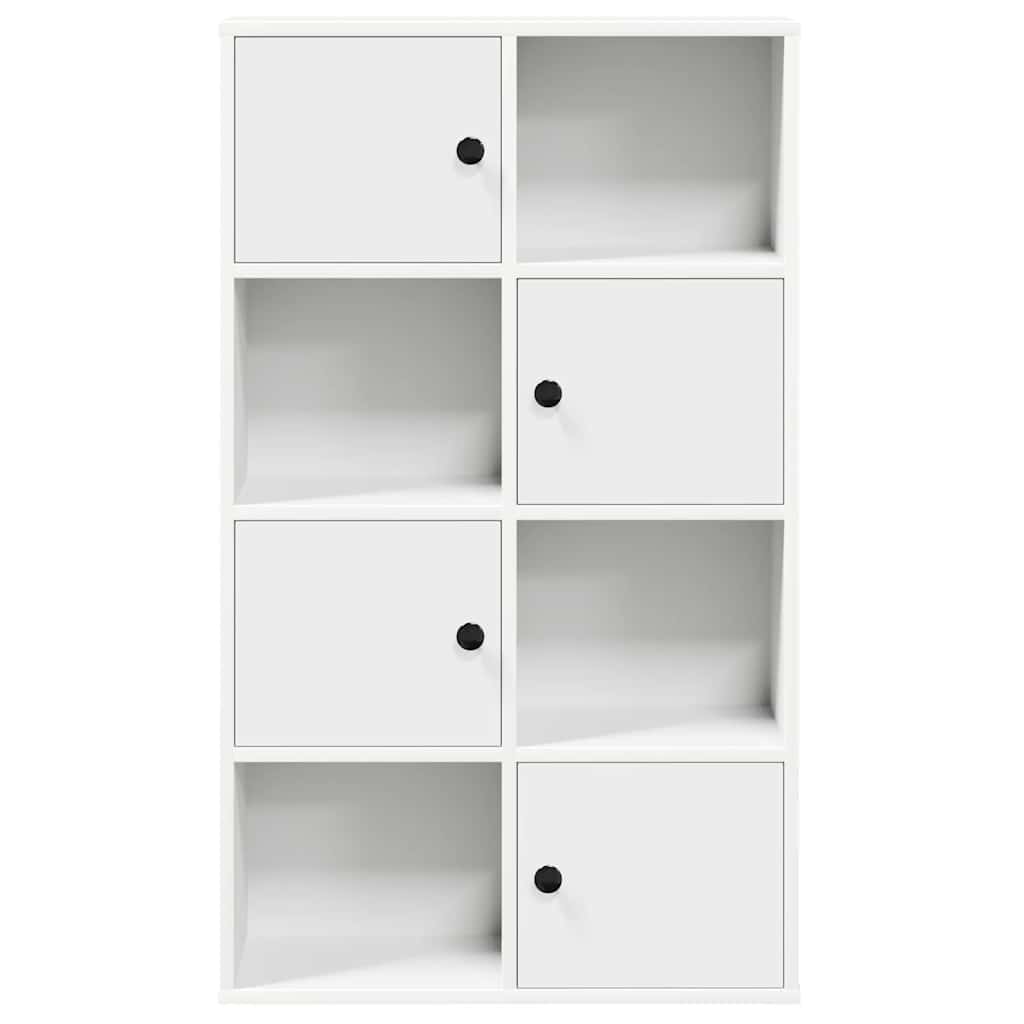 vidaXL Βιβλιοθήκη Λευκή 60x24x101,5 εκ. από Επεξεργασμένο Ξύλο