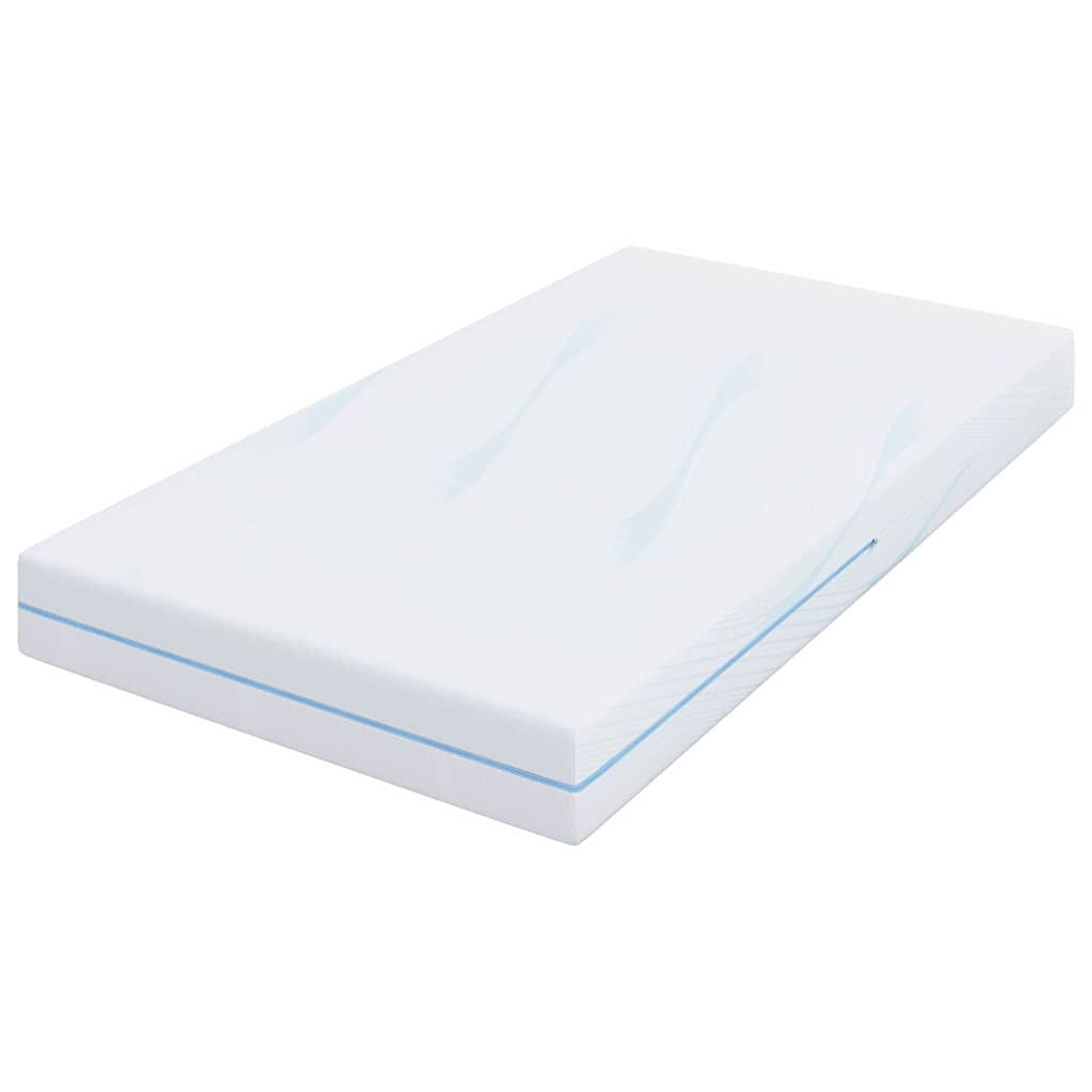 vidaXL Στρώμα Μέτρια σκληρό 100 x 200 cm Λευκό