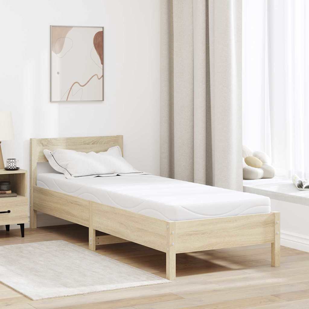 vidaXL Στρώμα Μέτριο 70 x 200 cm Λευκό