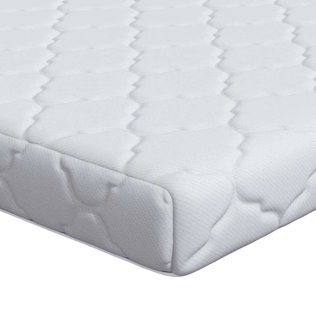 vidaXL Στρώμα Μέτρια σκληρό 140 x 190 cm Λευκό