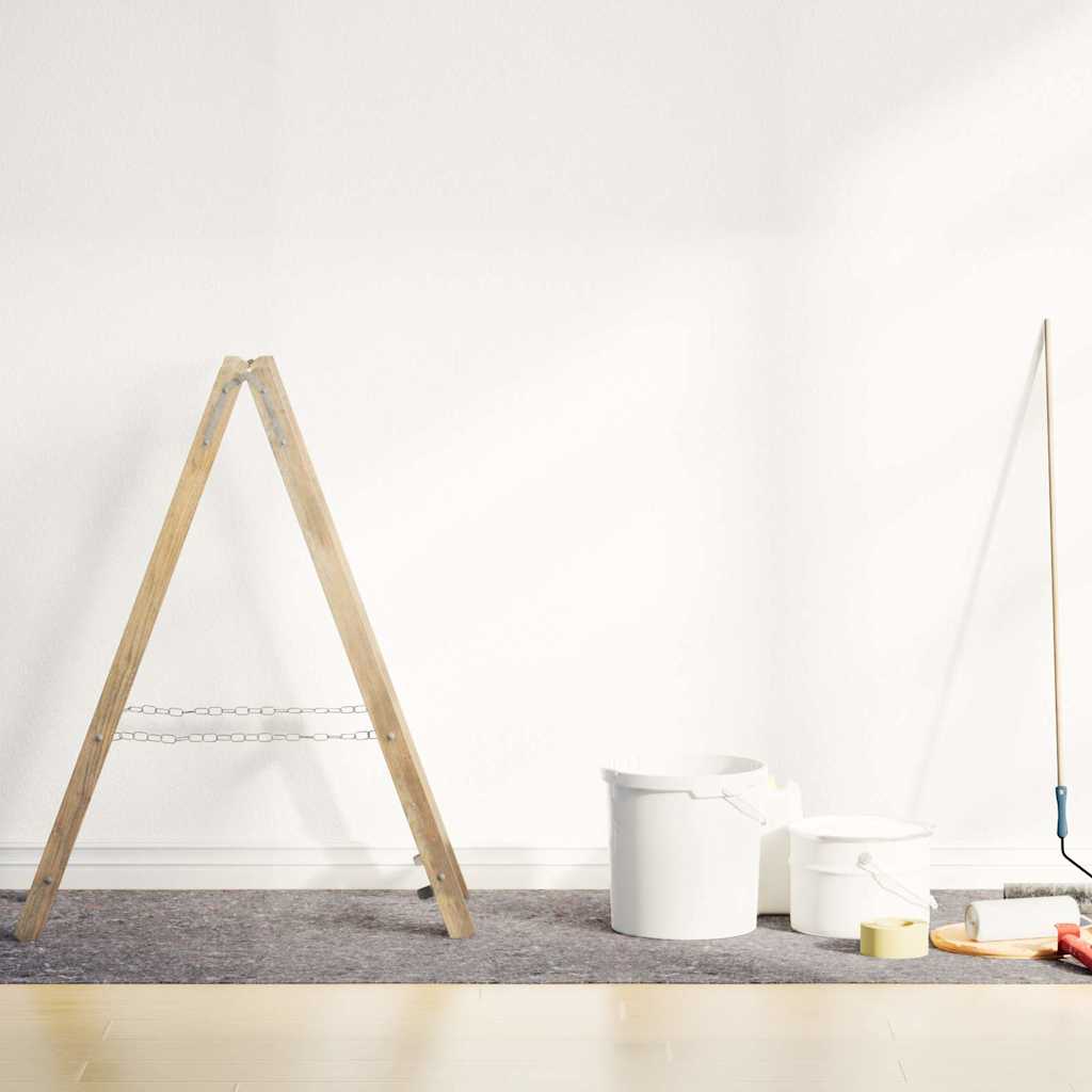 vidaXL Αντιολισθητικό μαλλί ζωγράφου 50 m 220 g/m² Γκρι