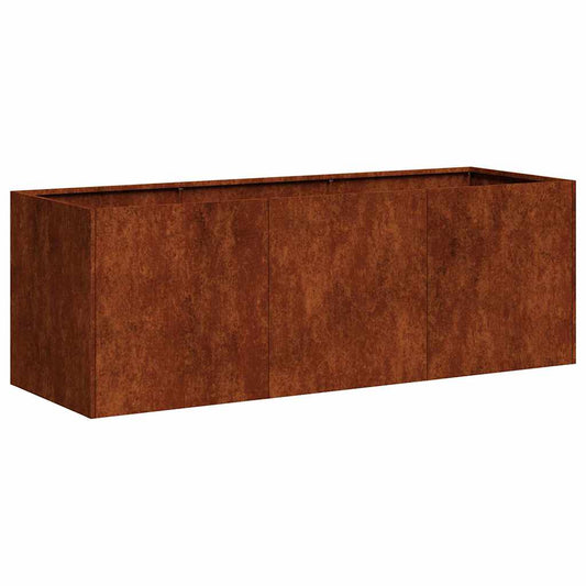 vidaXL Ζαρντινιέρα 120x40x40 εκ. Ατσάλι Σκληρυθέν στον Αέρα