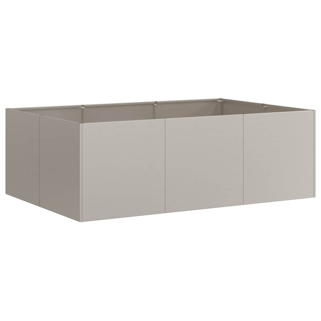vidaXL Ζαρντινιέρα 120x80x40 εκ. Ατσάλι Σκληρυθέν στον Αέρα