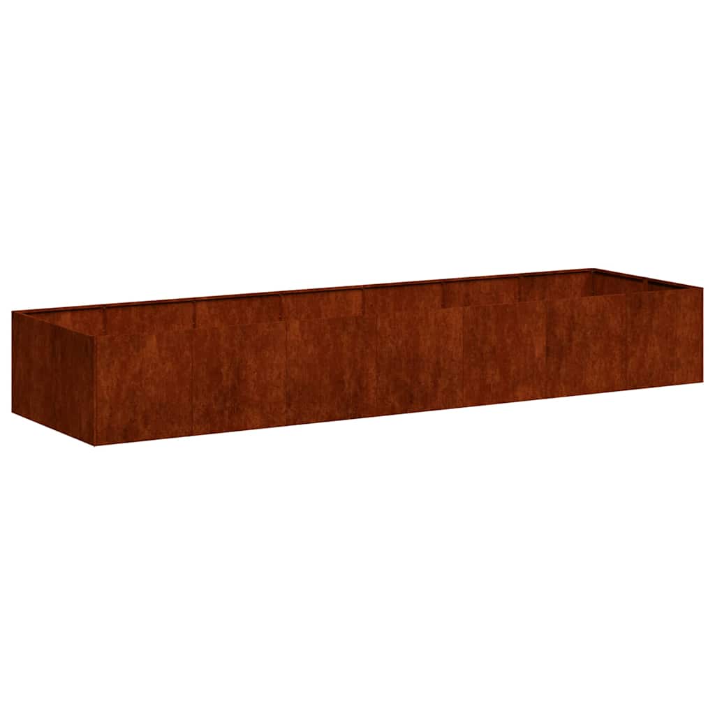 vidaXL Ζαρντινιέρα 280x80x40 εκ. Ατσάλι Σκληρυθέν στον Αέρα