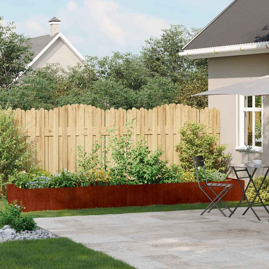 vidaXL Ζαρντινιέρα 360x80x40 εκ. Ατσάλι Σκληρυθέν στον Αέρα