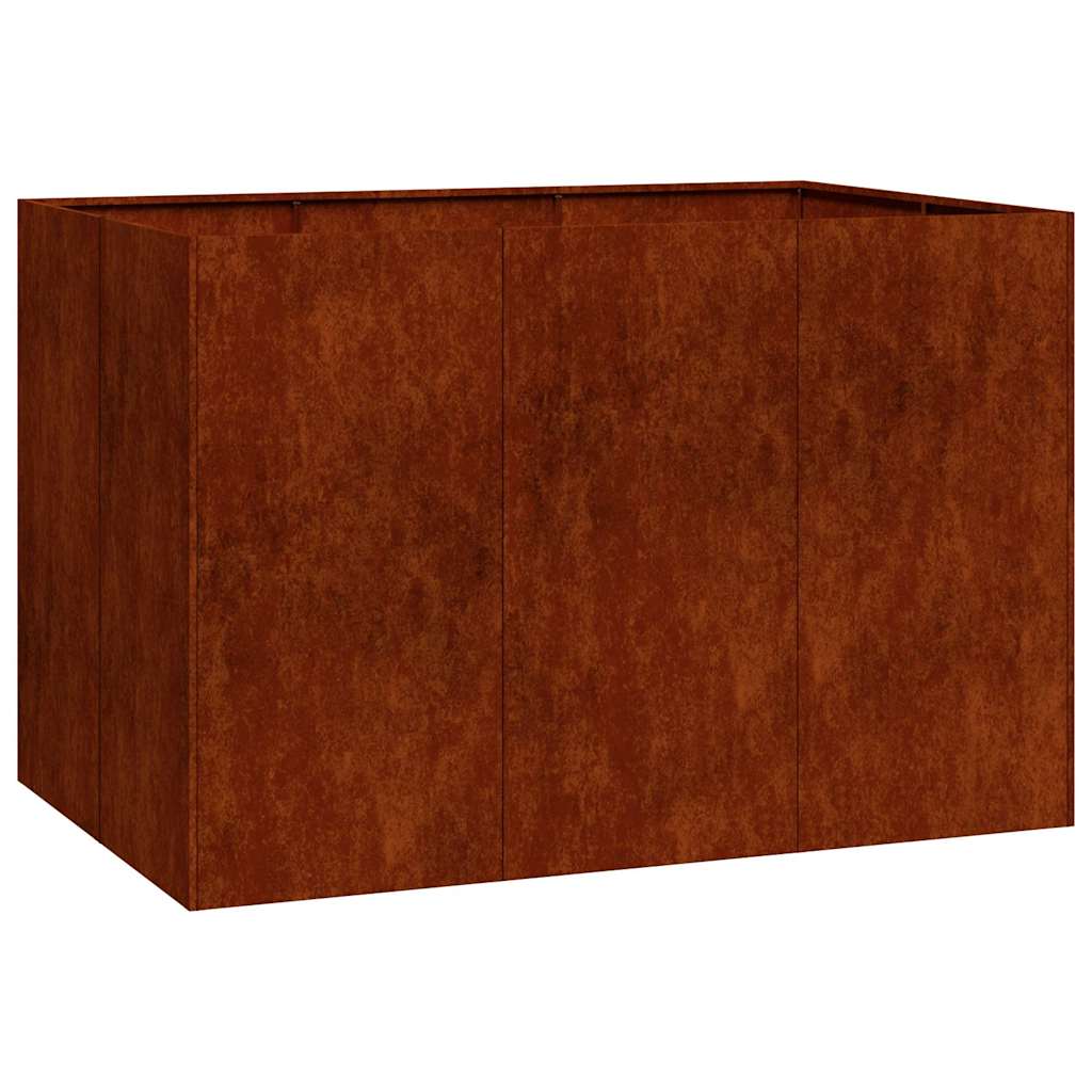 vidaXL Ζαρντινιέρα 120x80x80 εκ. Ατσάλι Σκληρυθέν στον Αέρα