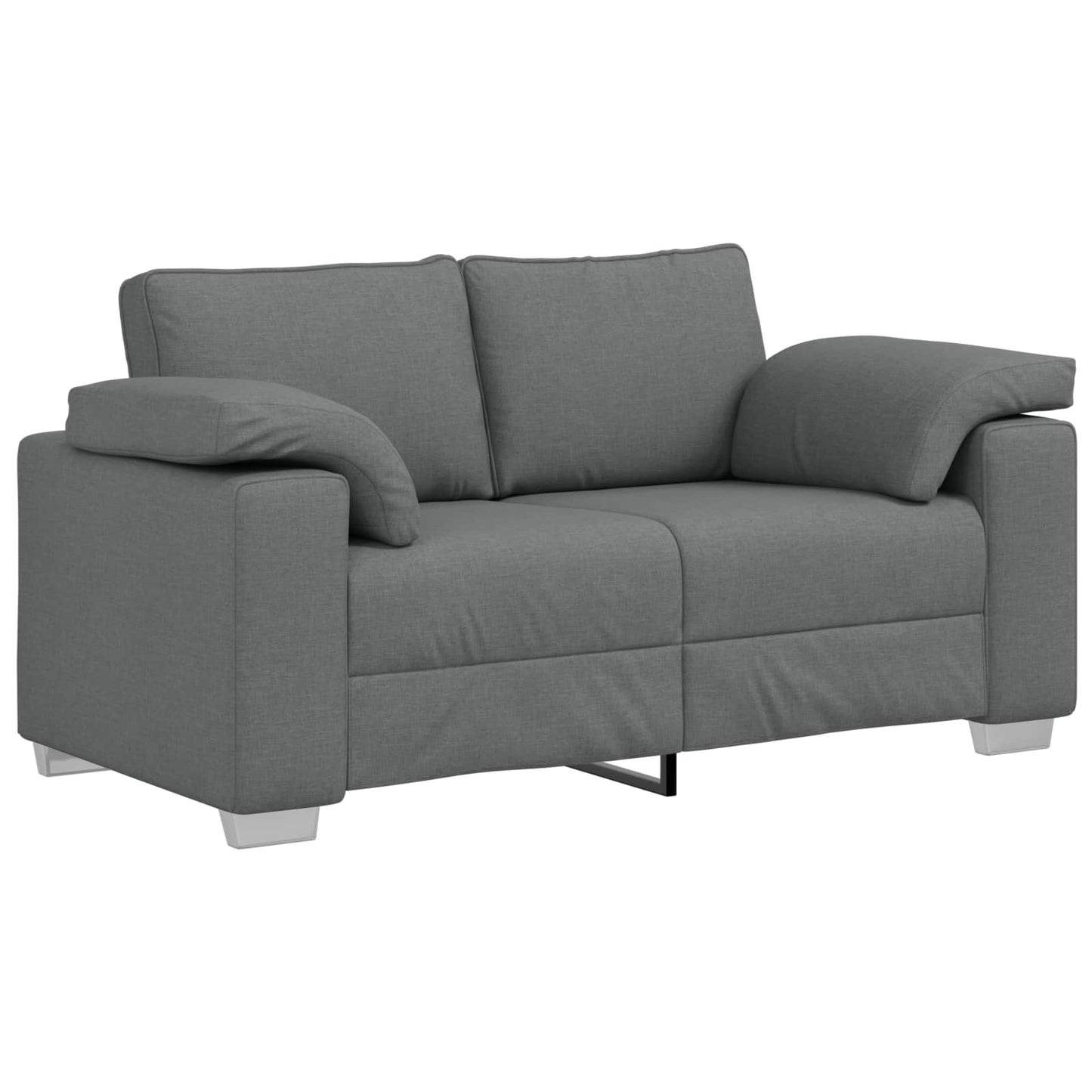 vidaXL Σετ Καναπέ 2 pcs Σκούρο γκρι 219 x 77 x 82 εκ ύφασμα