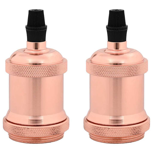 vidaXL Λαμπτήρες 2 τεμάχια Rose Gold E27