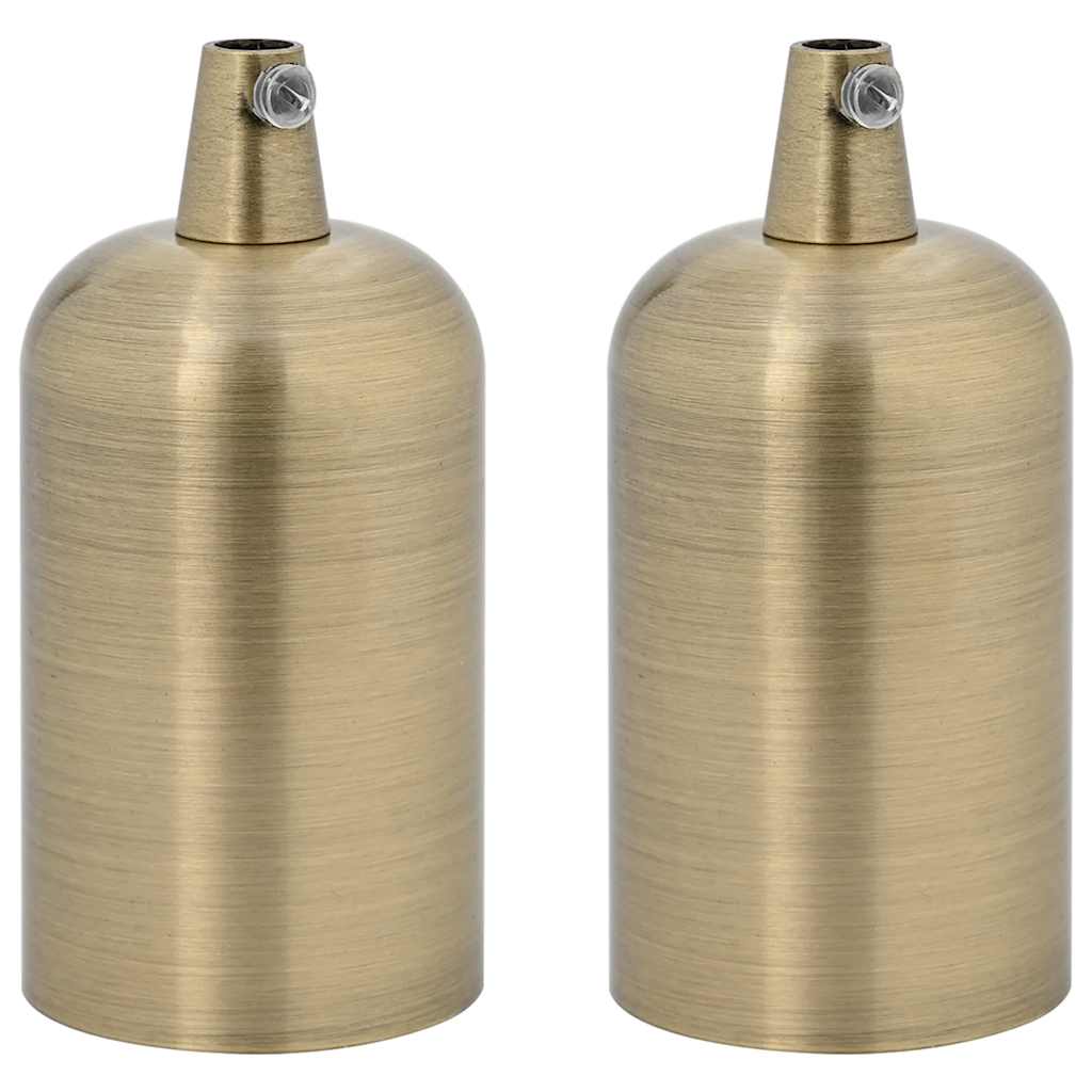 vidaXL Λαμπτήρες 2 τεμάχια Bronze E27