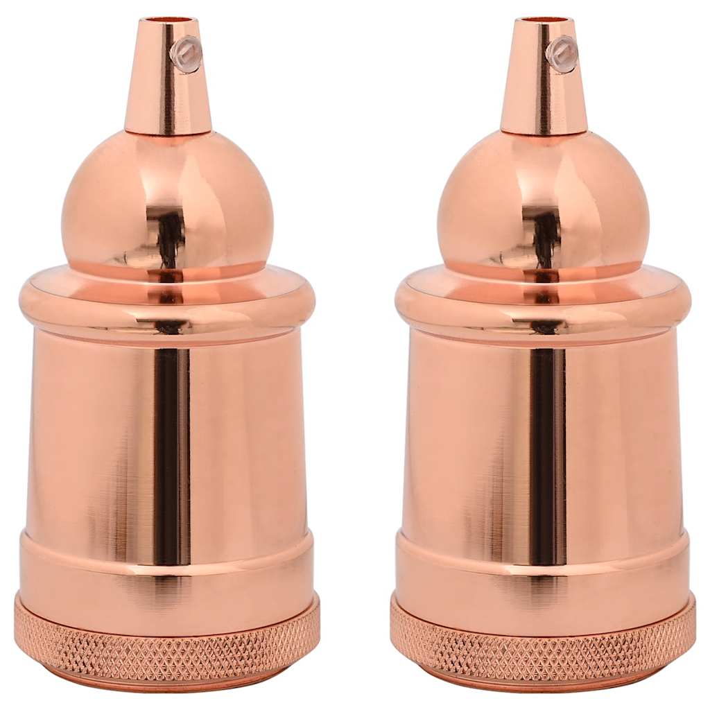 vidaXL Λαμπτήρες 2 τεμάχια Rose Gold E27