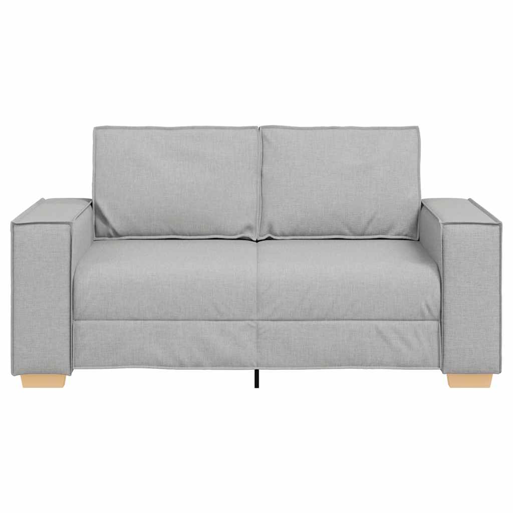 vidaXL Διθέσιος Καναπές Cloud Γκρι 160x78x84 εκ. Υφασμάτινος