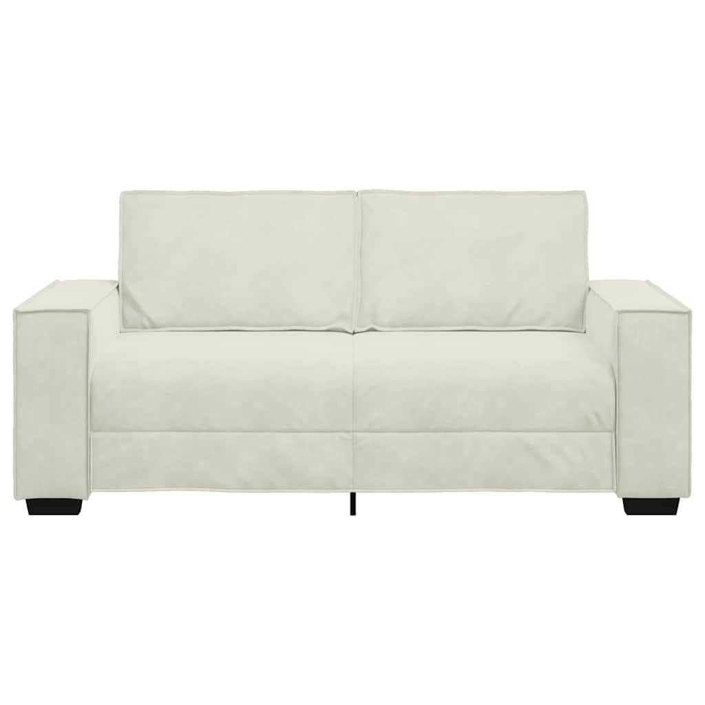 vidaXL Διθέσιος Καναπές Κρεμ 180x78x84 εκ. Βελούδο