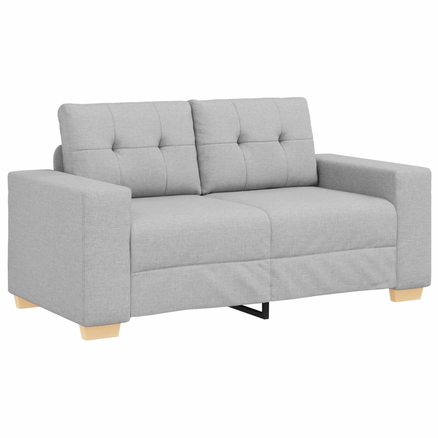 vidaXL Διθέσιος καναπές Σκίουρος Γκρί 160 cm ύφασμα
