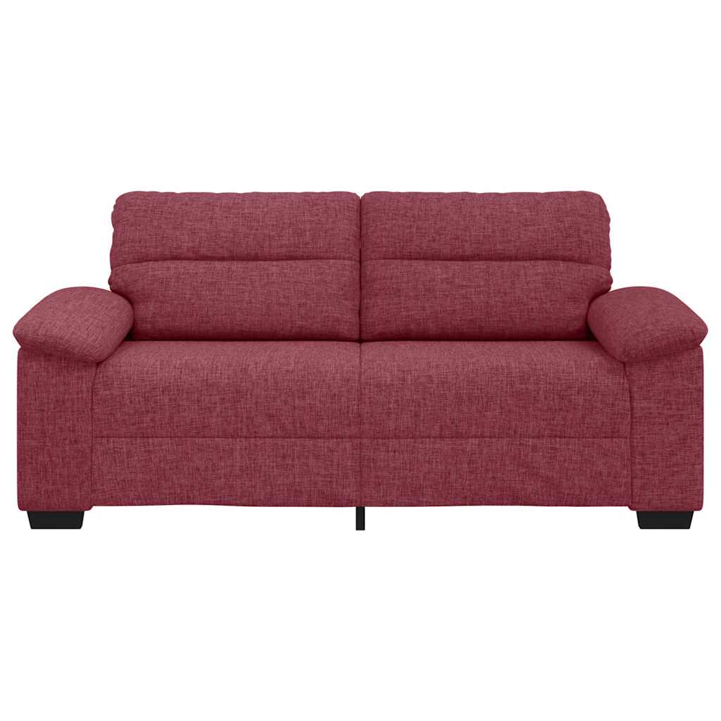 vidaXL Διθέσιος Καναπές Κόκκινος 180x81x84 εκ. Ύφασμα