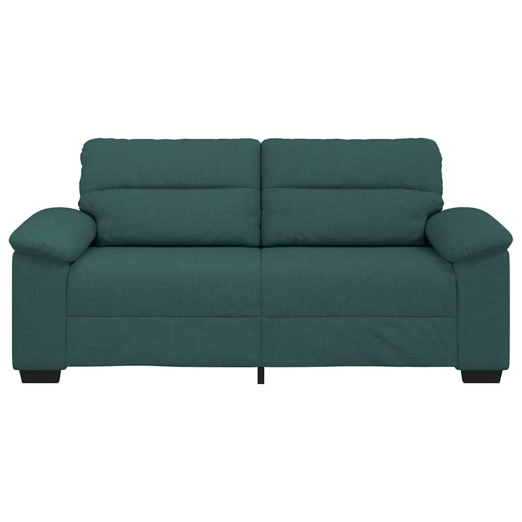 vidaXL Διθέσιος Καναπές Σκούρο Πράσινο 180x81x84 εκ. Ύφασμα