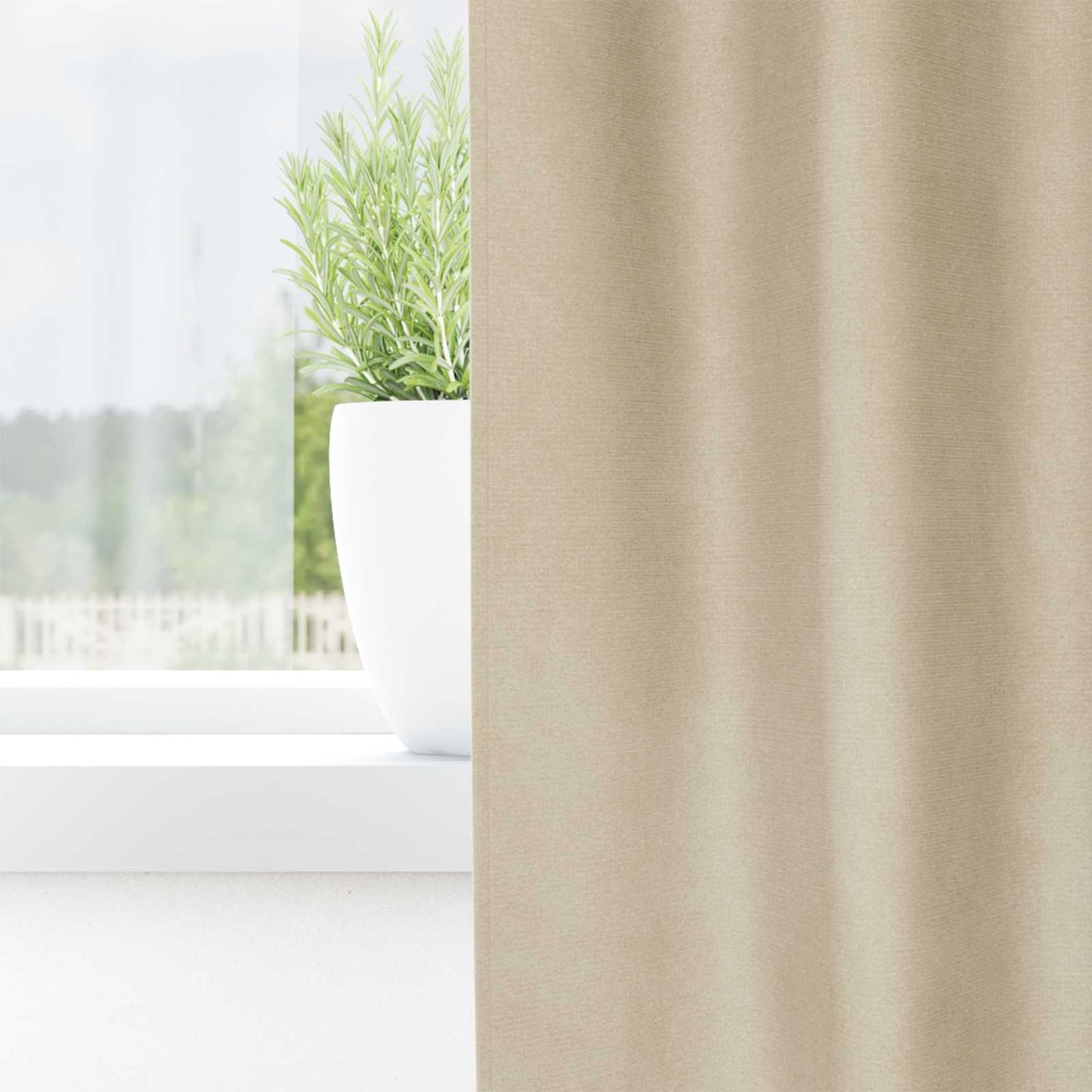 vidaXL Κουρτίνες 2 τμχ. Κρεμ 140 x 140 cm Βελούδο
