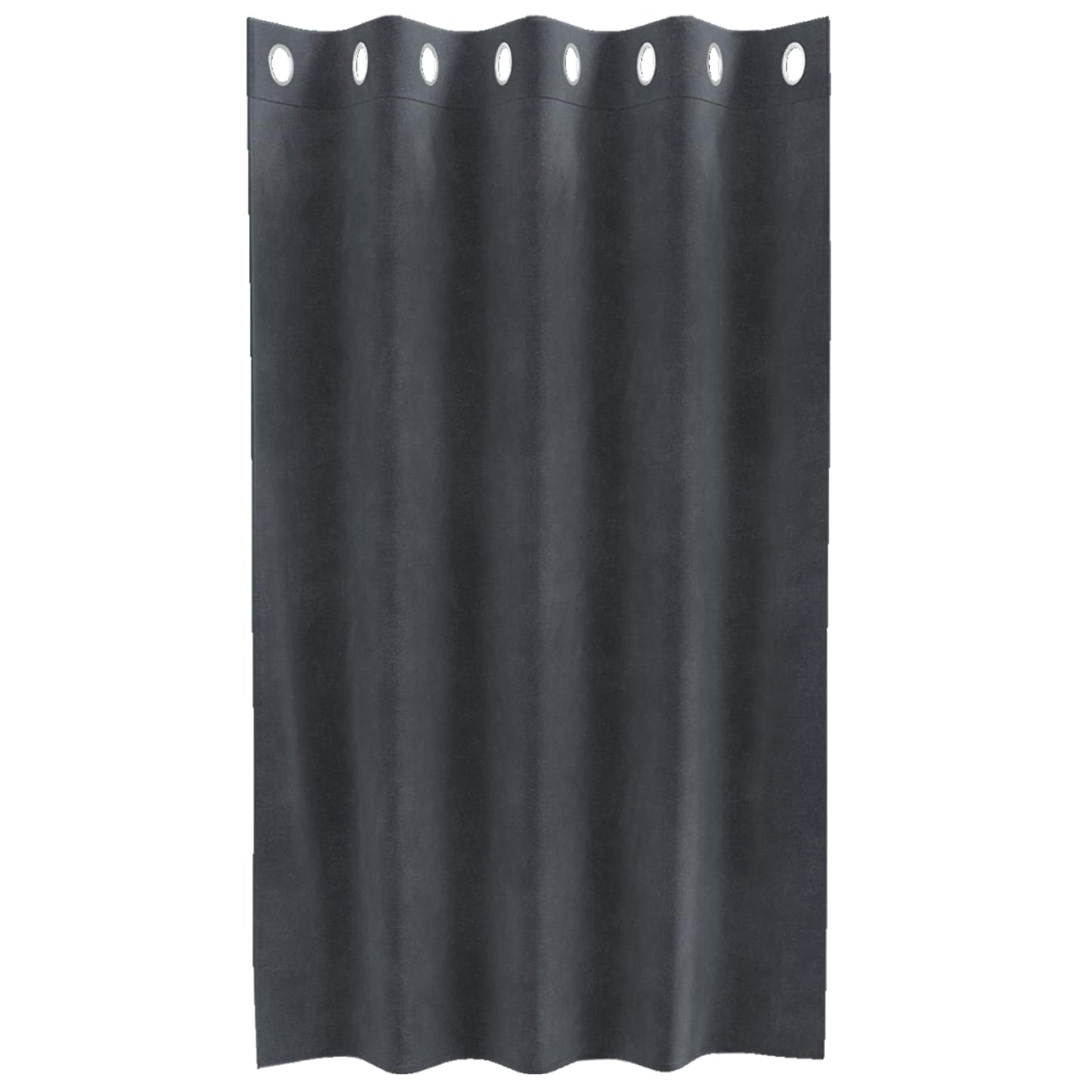 vidaXL Κουρτίνες 2 τμχ. Ανοιχτό γκρι 140 x 140 cm Βελούδο
