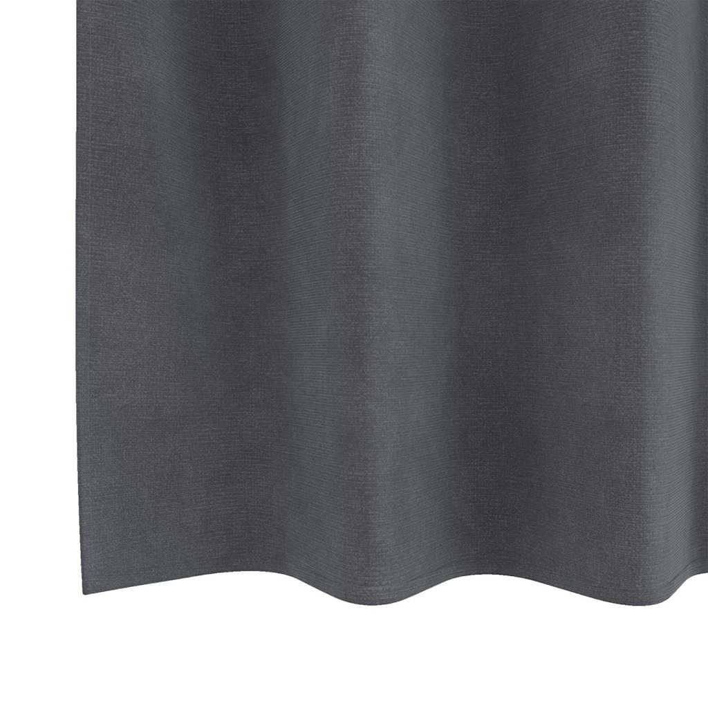 vidaXL Κουρτίνες 2 τμχ. Ανοιχτό γκρι 140 x 140 cm Βελούδο