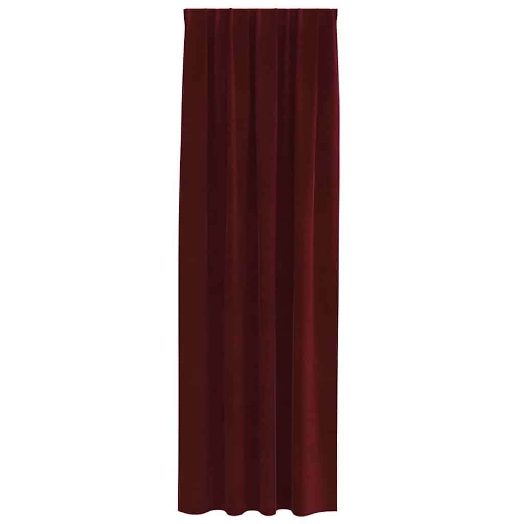 vidaXL Κουρτίνες 2 τμχ. Κόκκινο 140 x 260 cm Βελούδο