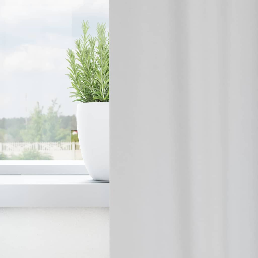 vidaXL Κουρτίνες 2 pcs Ανοιχτό Γκρι 260 x 140 εκ. Πολυεστέρας