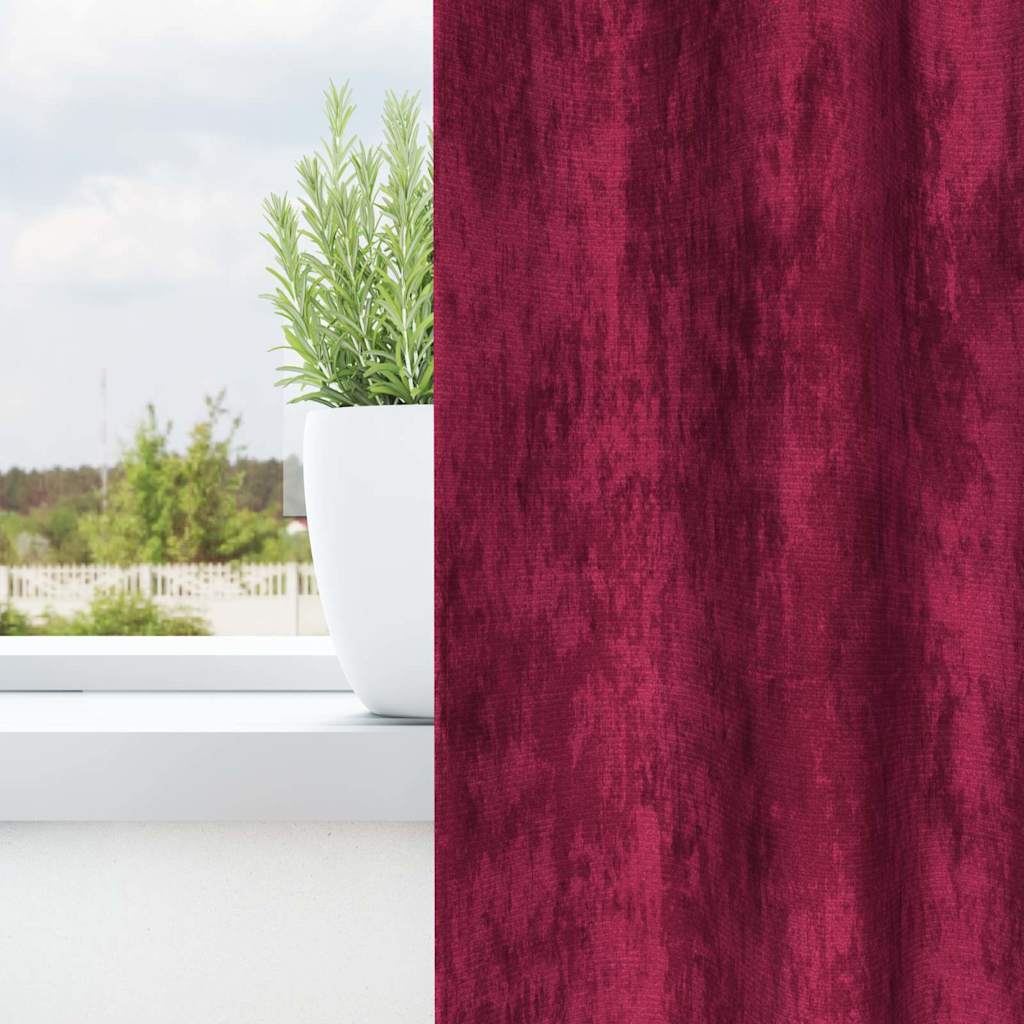 vidaXL Βελούδινες Κουρτίνες 2 τμχ. Κόκκινο 140 x 140 cm Βελούδο