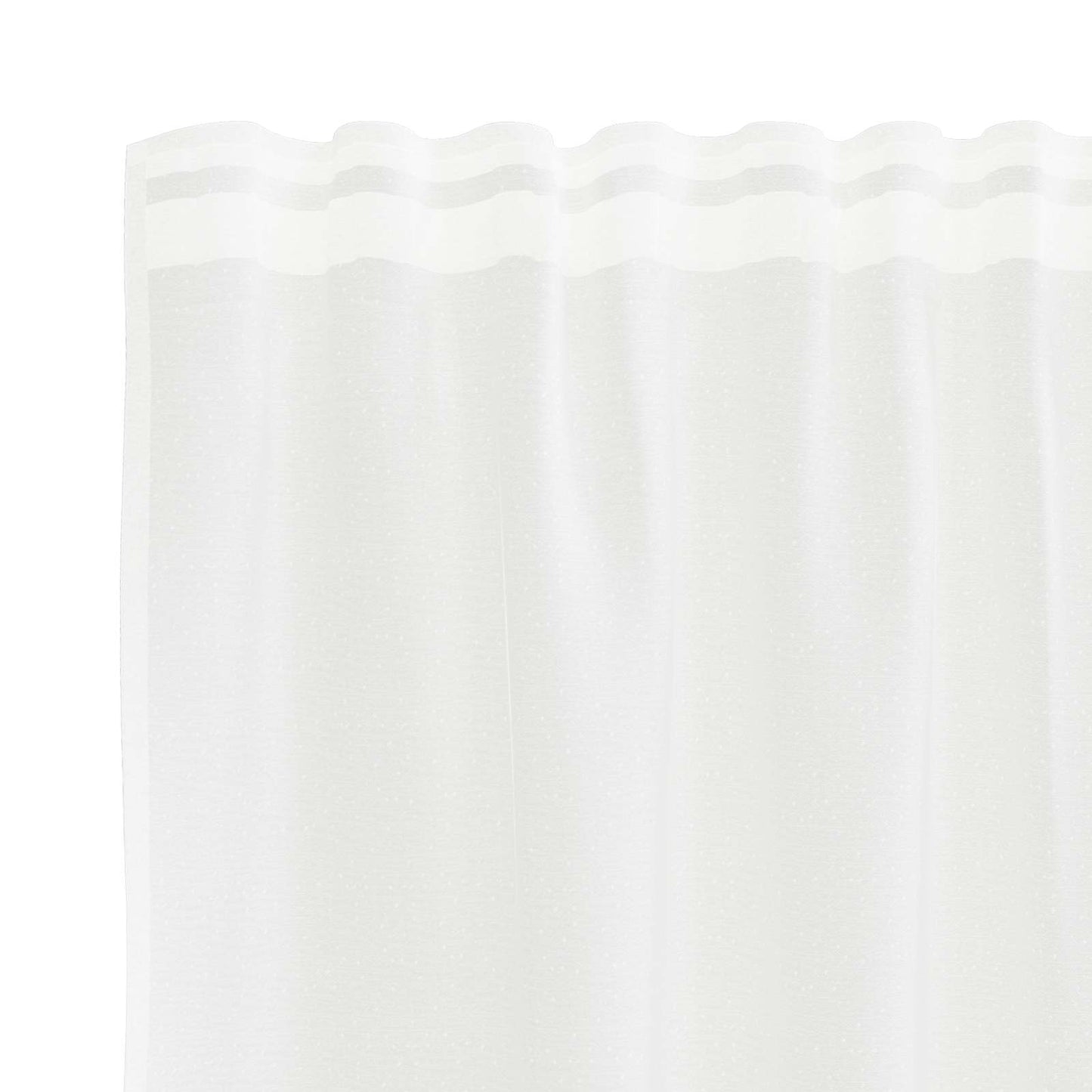 vidaXL Κουρτίνα Δαντέλας Λευκό 140 x 500 cm Πολυεστέρας