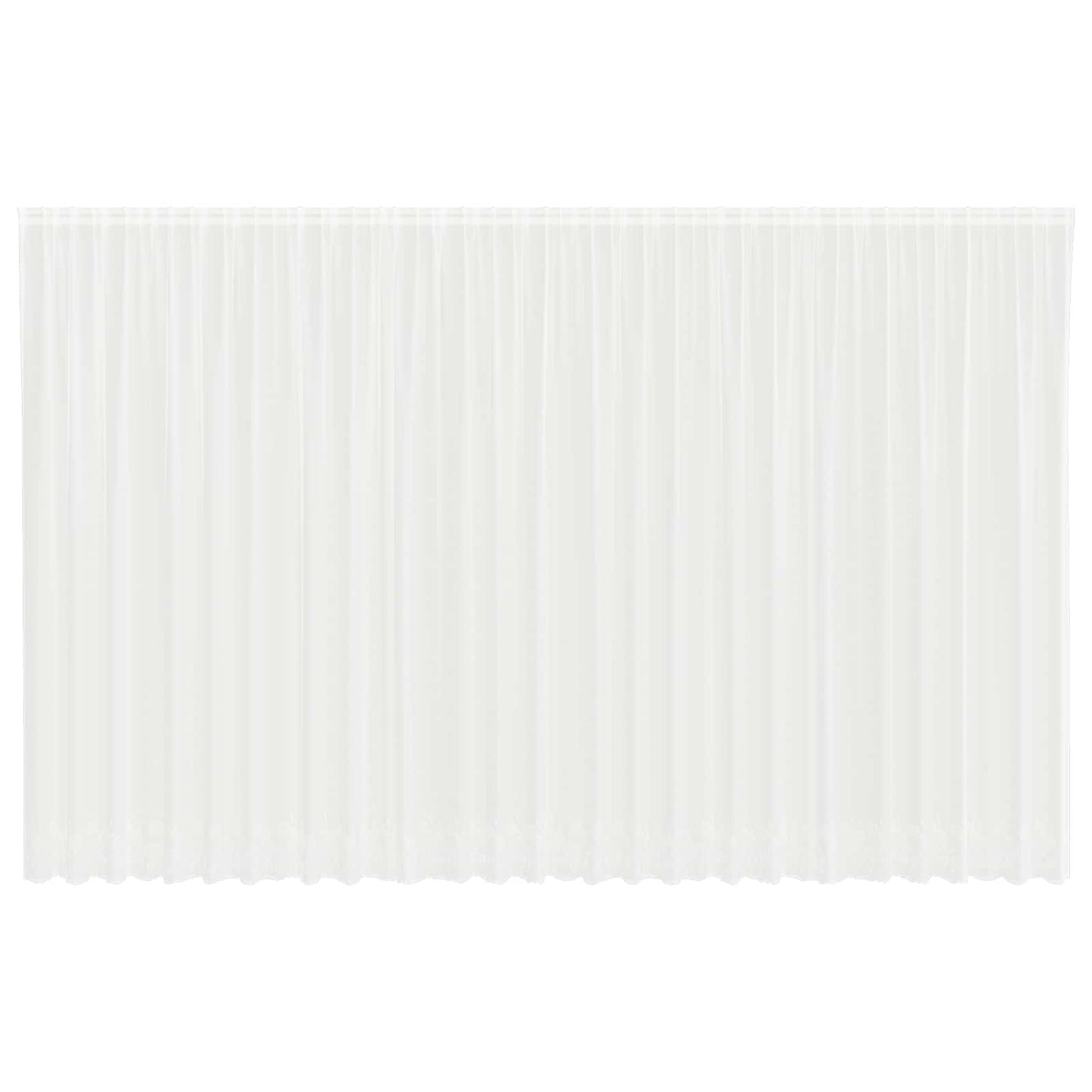 vidaXL Κουρτίνα Δαντέλας Λευκό 300 x 750 cm Πολυεστέρας