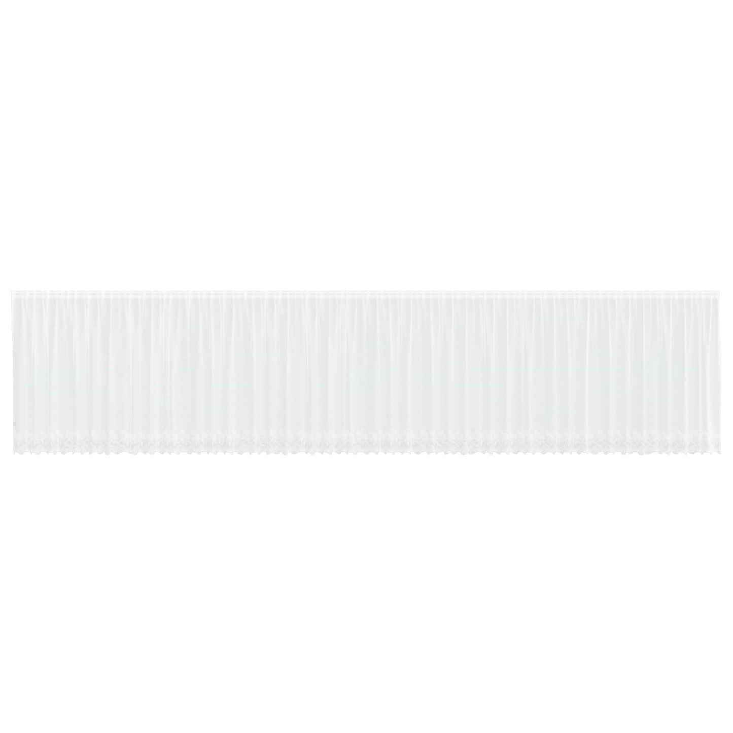 vidaXL Κουρτίνα Δαντέλας Λευκό 160 x 1200 cm Πολυεστέρας