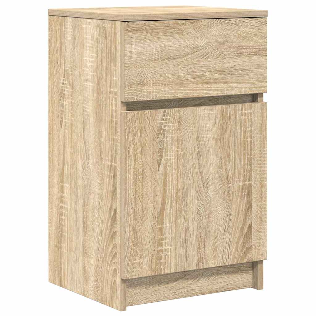 vidaXL Κομοδίνο Sonoma Δρυς 39x35x65 εκ. από Επεξεργασμένο Ξύλο