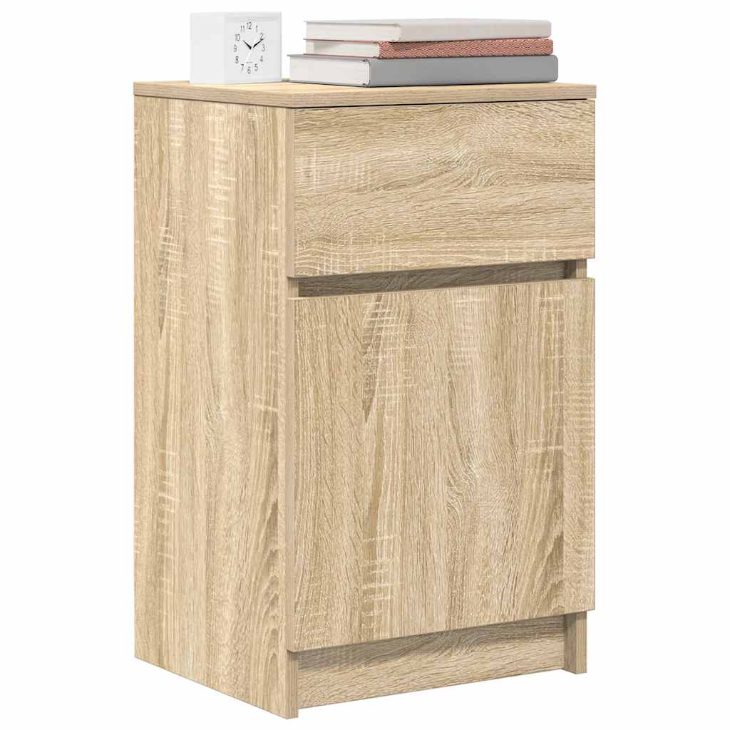 vidaXL Κομοδίνο Sonoma Δρυς 39x35x65 εκ. από Επεξεργασμένο Ξύλο